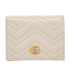 Gucci GG Marmont Wallet, &pound;220, Accessories, Grey, Leather, Front view